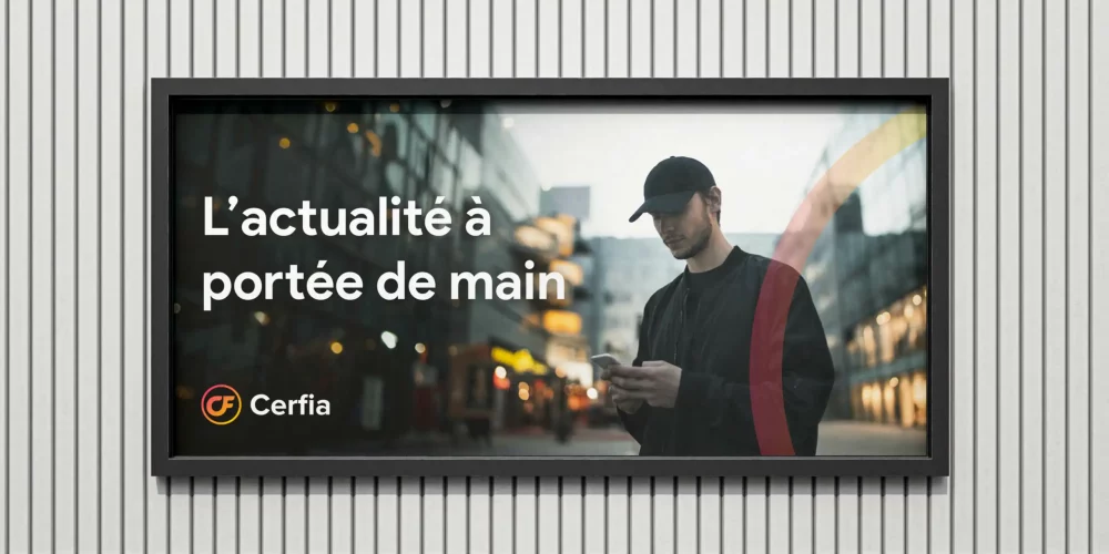 mockup de billboard pour Cerfia, un des projets que j'ai réalisé depuis que je suis graphiste à reims